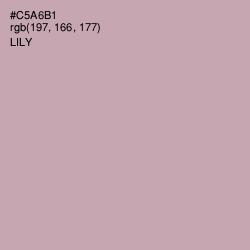 #C5A6B1 - Lily Color Image