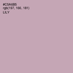 #C5A6B5 - Lily Color Image