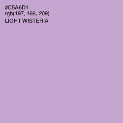 #C5A6D1 - Light Wisteria Color Image