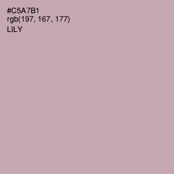 #C5A7B1 - Lily Color Image