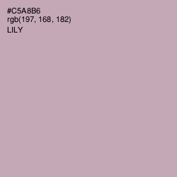 #C5A8B6 - Lily Color Image