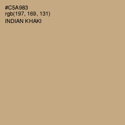 #C5A983 - Indian Khaki Color Image