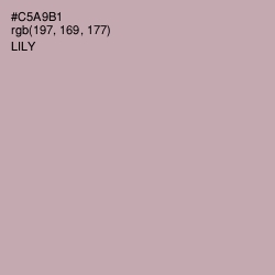 #C5A9B1 - Lily Color Image