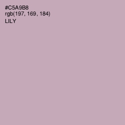 #C5A9B8 - Lily Color Image