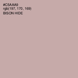 #C5AAA9 - Bison Hide Color Image