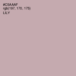 #C5AAAF - Lily Color Image