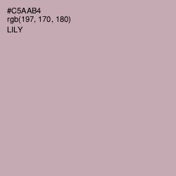 #C5AAB4 - Lily Color Image