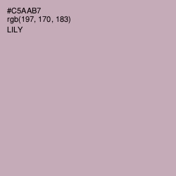 #C5AAB7 - Lily Color Image