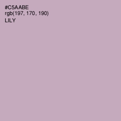 #C5AABE - Lily Color Image