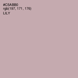 #C5ABB0 - Lily Color Image