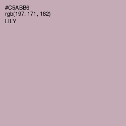 #C5ABB6 - Lily Color Image