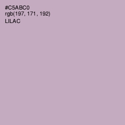 #C5ABC0 - Lilac Color Image