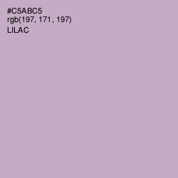 #C5ABC5 - Lilac Color Image