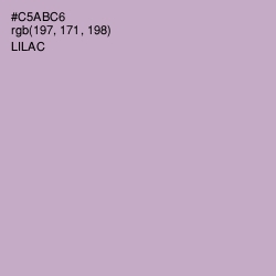 #C5ABC6 - Lilac Color Image