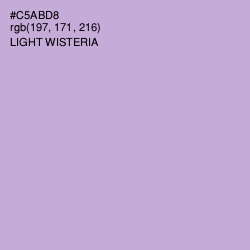 #C5ABD8 - Light Wisteria Color Image