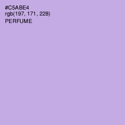 #C5ABE4 - Perfume Color Image