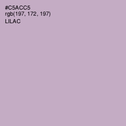 #C5ACC5 - Lilac Color Image