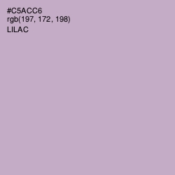 #C5ACC6 - Lilac Color Image