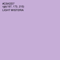#C5ADD7 - Light Wisteria Color Image