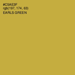 #C5AE3F - Earls Green Color Image