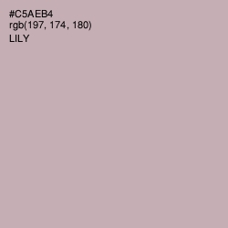 #C5AEB4 - Lily Color Image