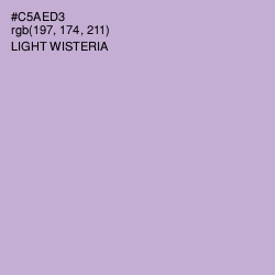 #C5AED3 - Light Wisteria Color Image