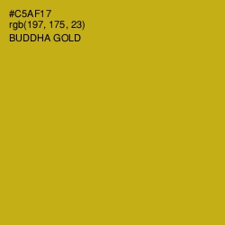 #C5AF17 - Buddha Gold Color Image