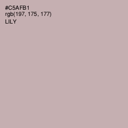 #C5AFB1 - Lily Color Image