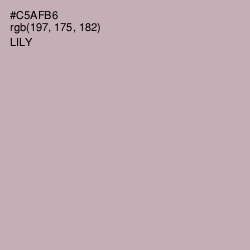 #C5AFB6 - Lily Color Image