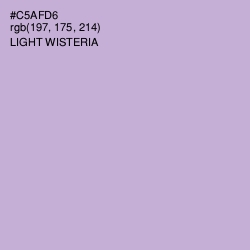 #C5AFD6 - Light Wisteria Color Image