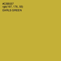 #C5B037 - Earls Green Color Image