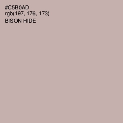 #C5B0AD - Bison Hide Color Image