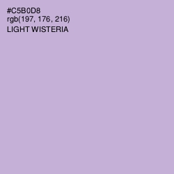 #C5B0D8 - Light Wisteria Color Image