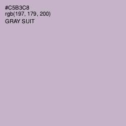 #C5B3C8 - Gray Suit Color Image
