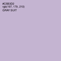 #C5B3D2 - Gray Suit Color Image