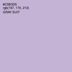 #C5B3D5 - Gray Suit Color Image