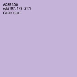 #C5B3D9 - Gray Suit Color Image