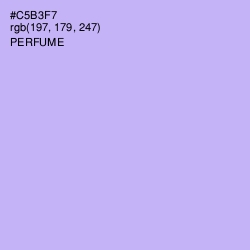 #C5B3F7 - Perfume Color Image