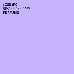 #C5B3FC - Perfume Color Image