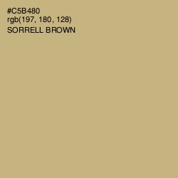 #C5B480 - Sorrell Brown Color Image