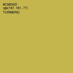 #C5B54D - Turmeric Color Image