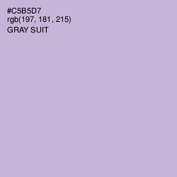 #C5B5D7 - Gray Suit Color Image