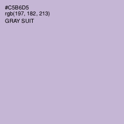 #C5B6D5 - Gray Suit Color Image