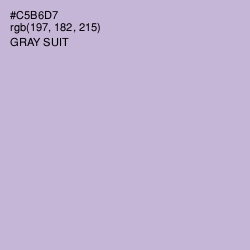 #C5B6D7 - Gray Suit Color Image