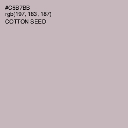#C5B7BB - Cotton Seed Color Image