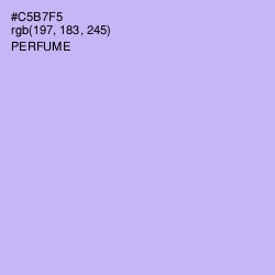 #C5B7F5 - Perfume Color Image