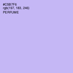 #C5B7F6 - Perfume Color Image