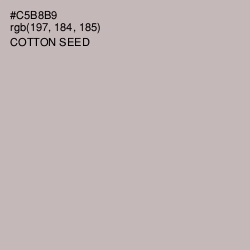 #C5B8B9 - Cotton Seed Color Image
