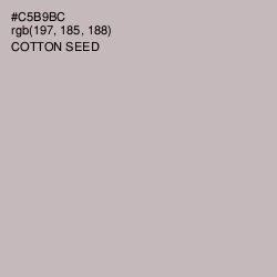 #C5B9BC - Cotton Seed Color Image