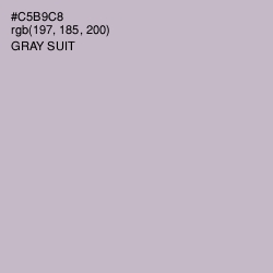 #C5B9C8 - Gray Suit Color Image